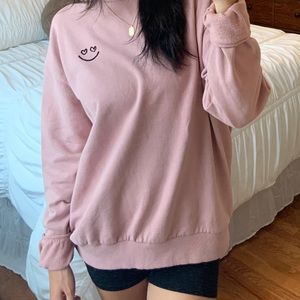 Topshop embroidered crew neck